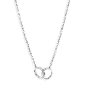Cartier Love Pendant Necklace 18K White Gold 17 Inches